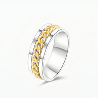 Vector Chain Wedding Band - 6mm