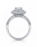 Bettina – Whispered Vows Natural Round Diamond Triple Halo Ring