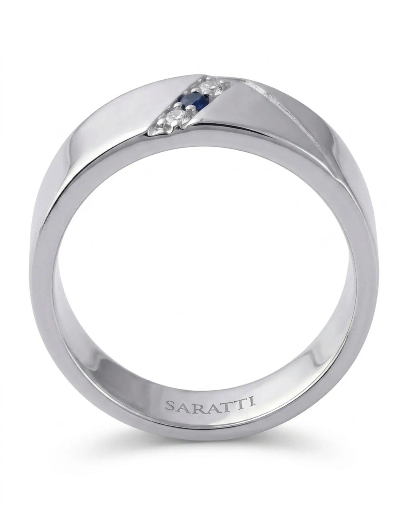 Azure Axis Diamond Ring