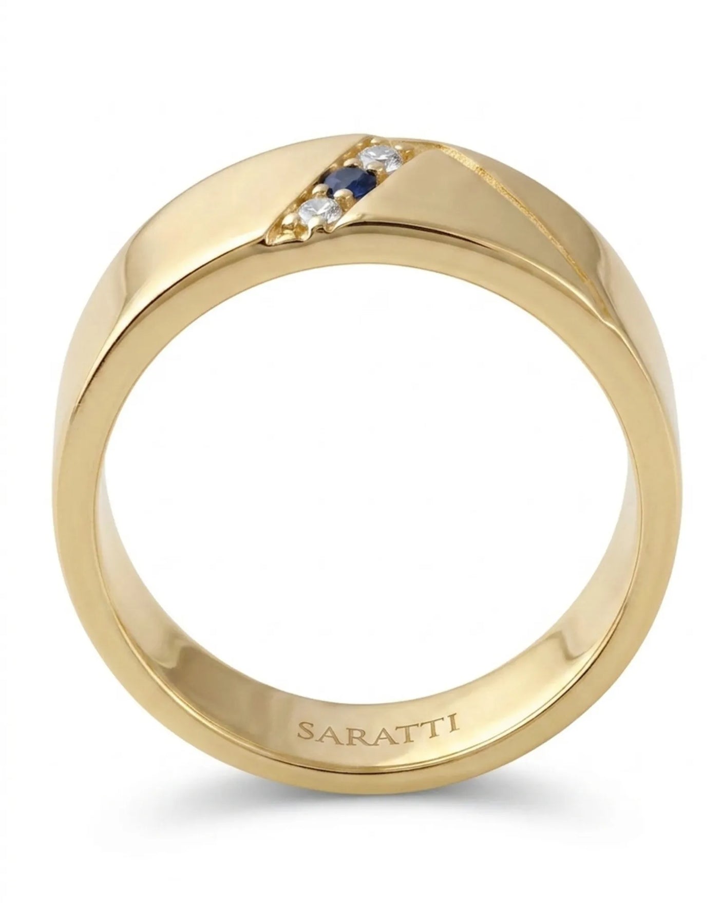 Azure Axis Diamond Ring