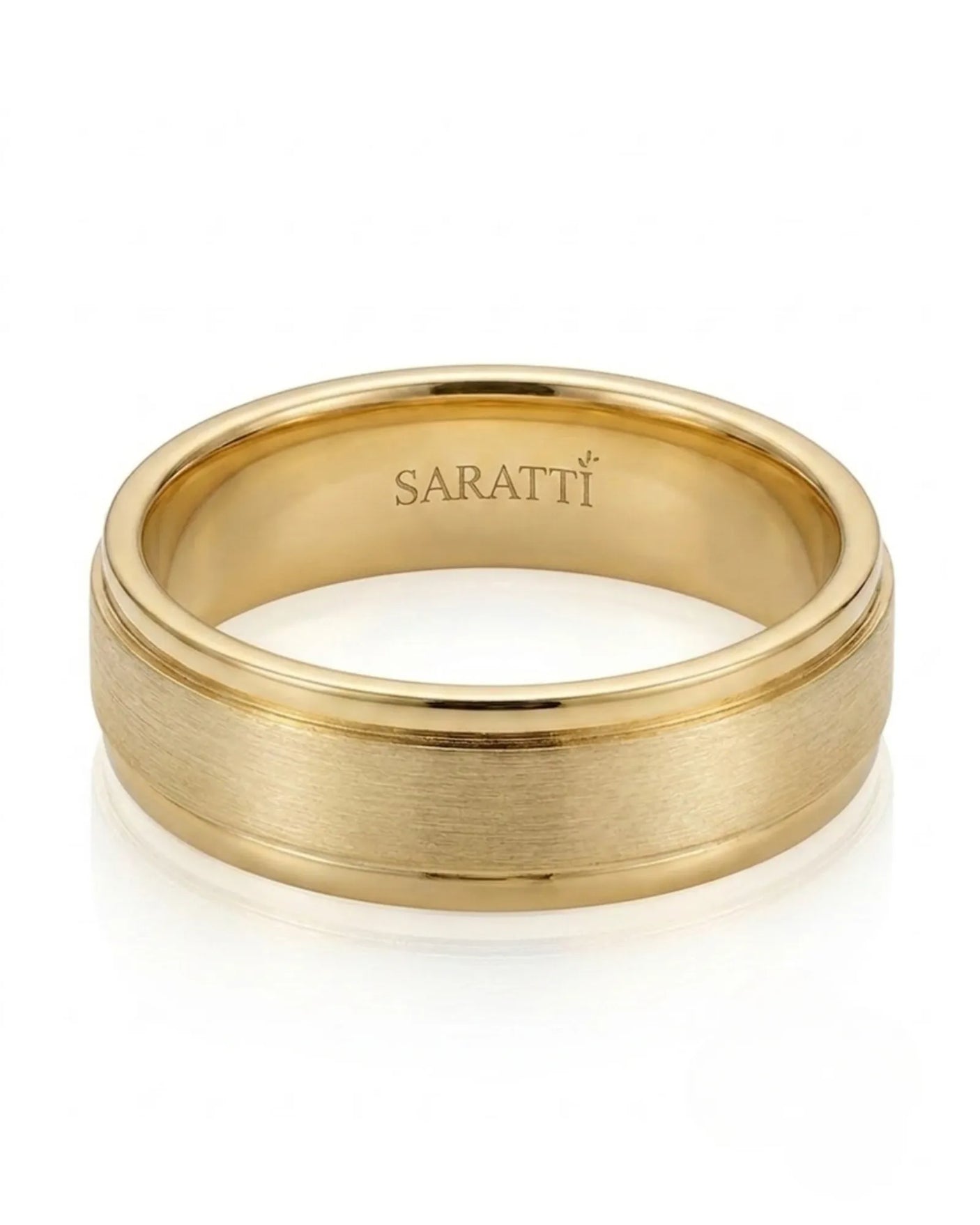 Orion Satin Duo Wedding Band
