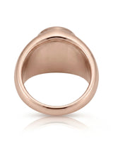 Verdant Axis Emerald Signet Ring