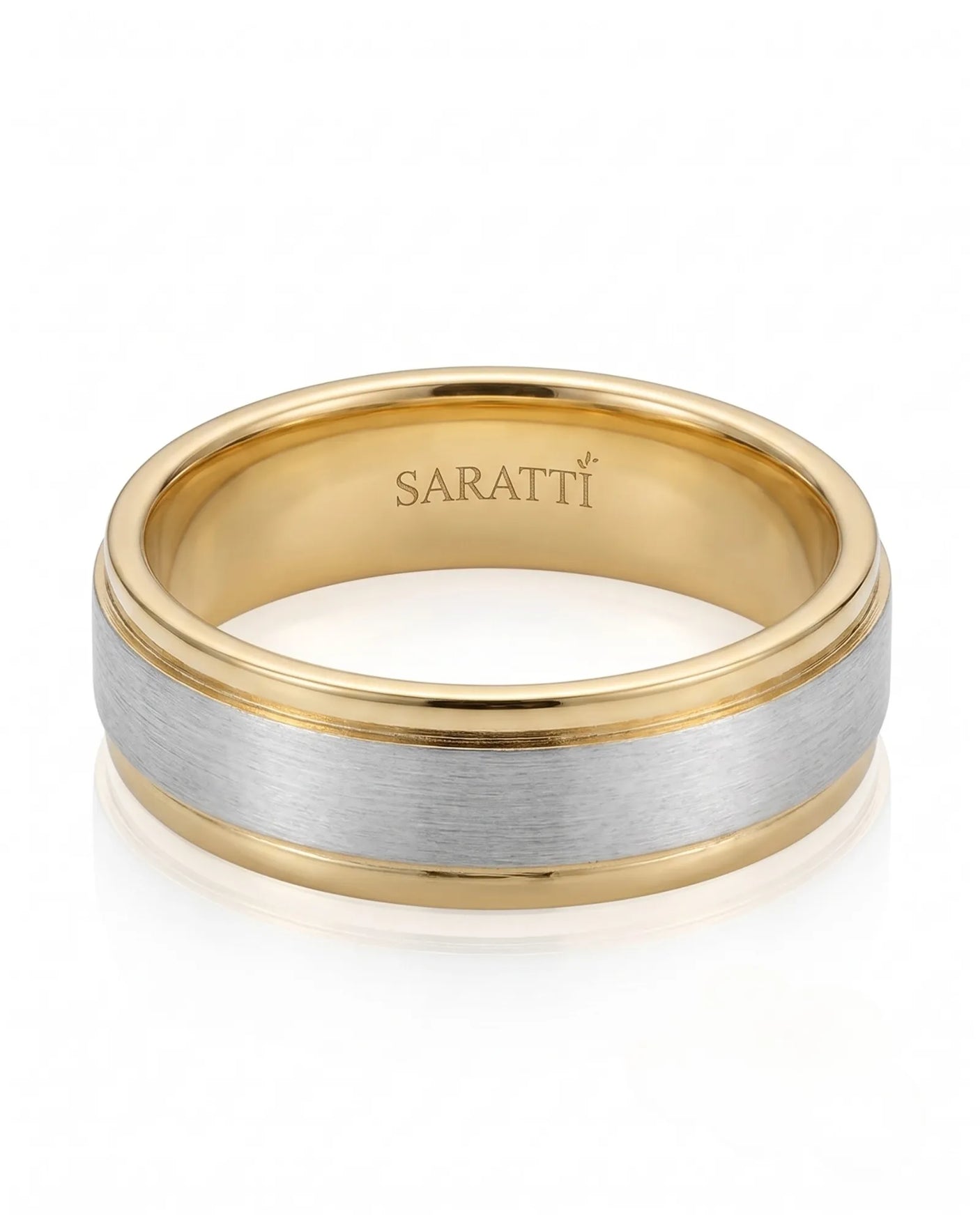 Orion Satin Duo Wedding Band