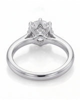 Becky – Natural Round Diamond Solitaire Ring