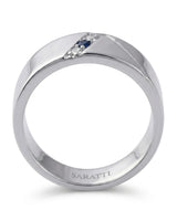 Azure Axis Diamond Ring
