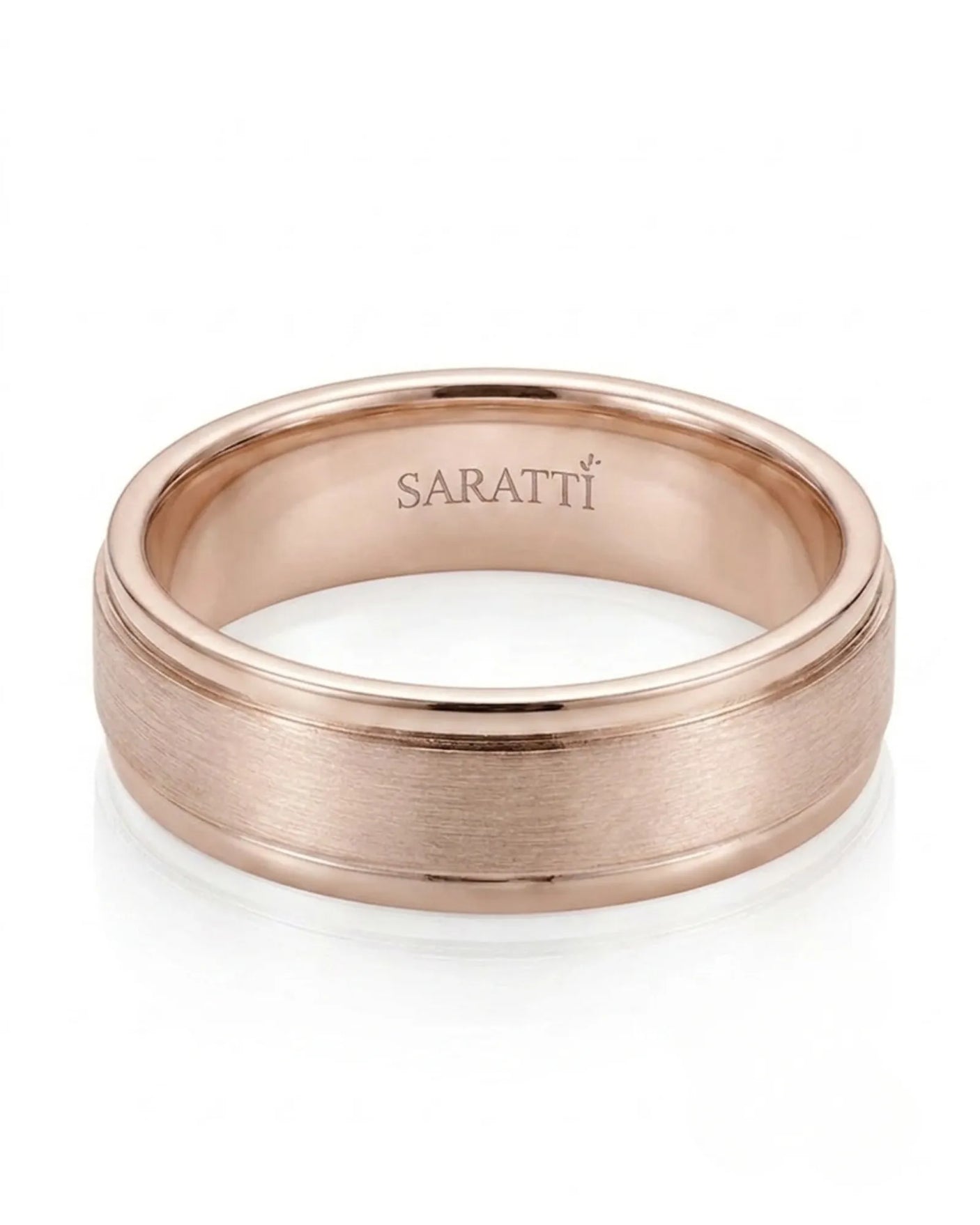 Orion Satin Duo Wedding Band