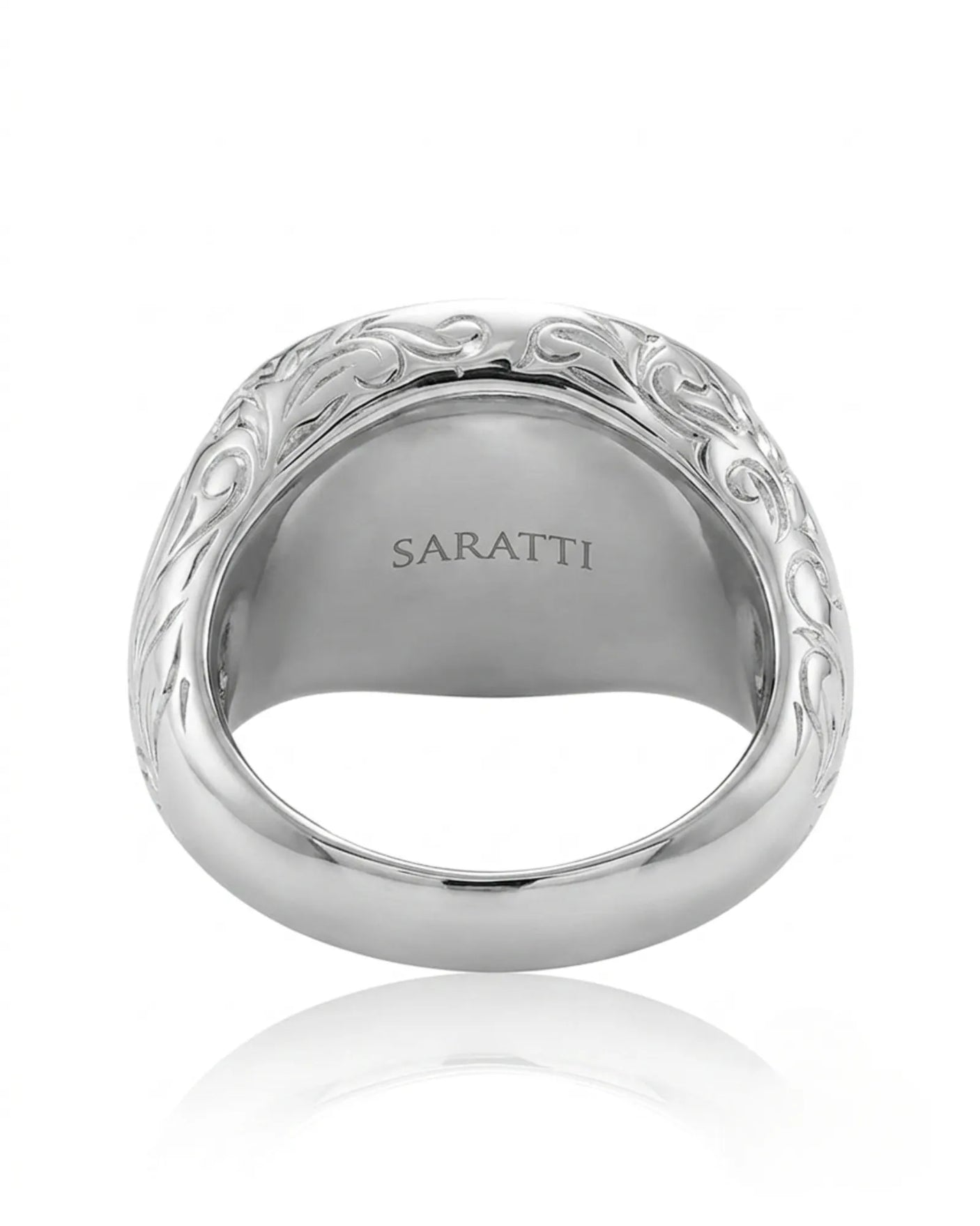 Regent Halo Men’s Diamond Signet Ring