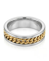 Vector Chain Wedding Band - 8mm