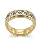 Aurelian Scroll Wedding Band