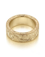 Vellum Aureus Art Nouveau Two Tone Men Ring