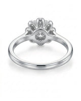 Celine – Natural Round Diamond Halo Engagement Ring