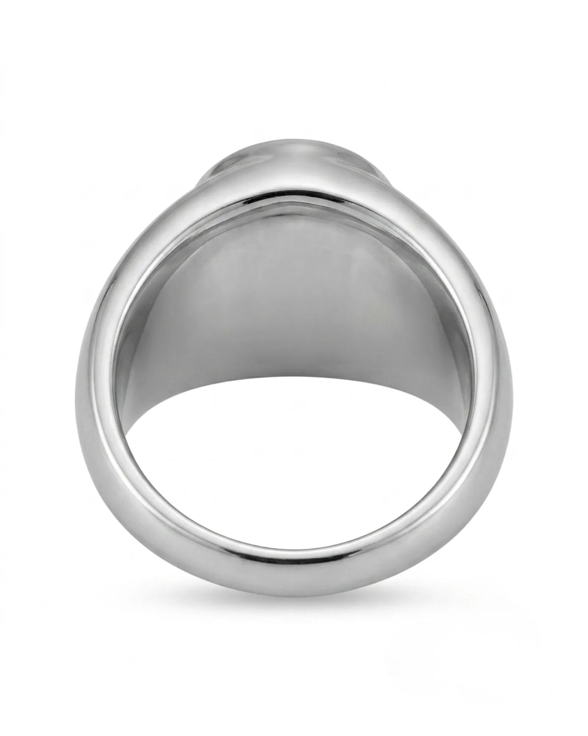 Verdant Axis Emerald Signet Ring