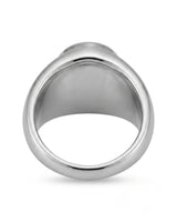 Verdant Axis Emerald Signet Ring