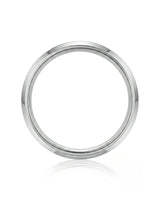 Axis Satin Wedding Band