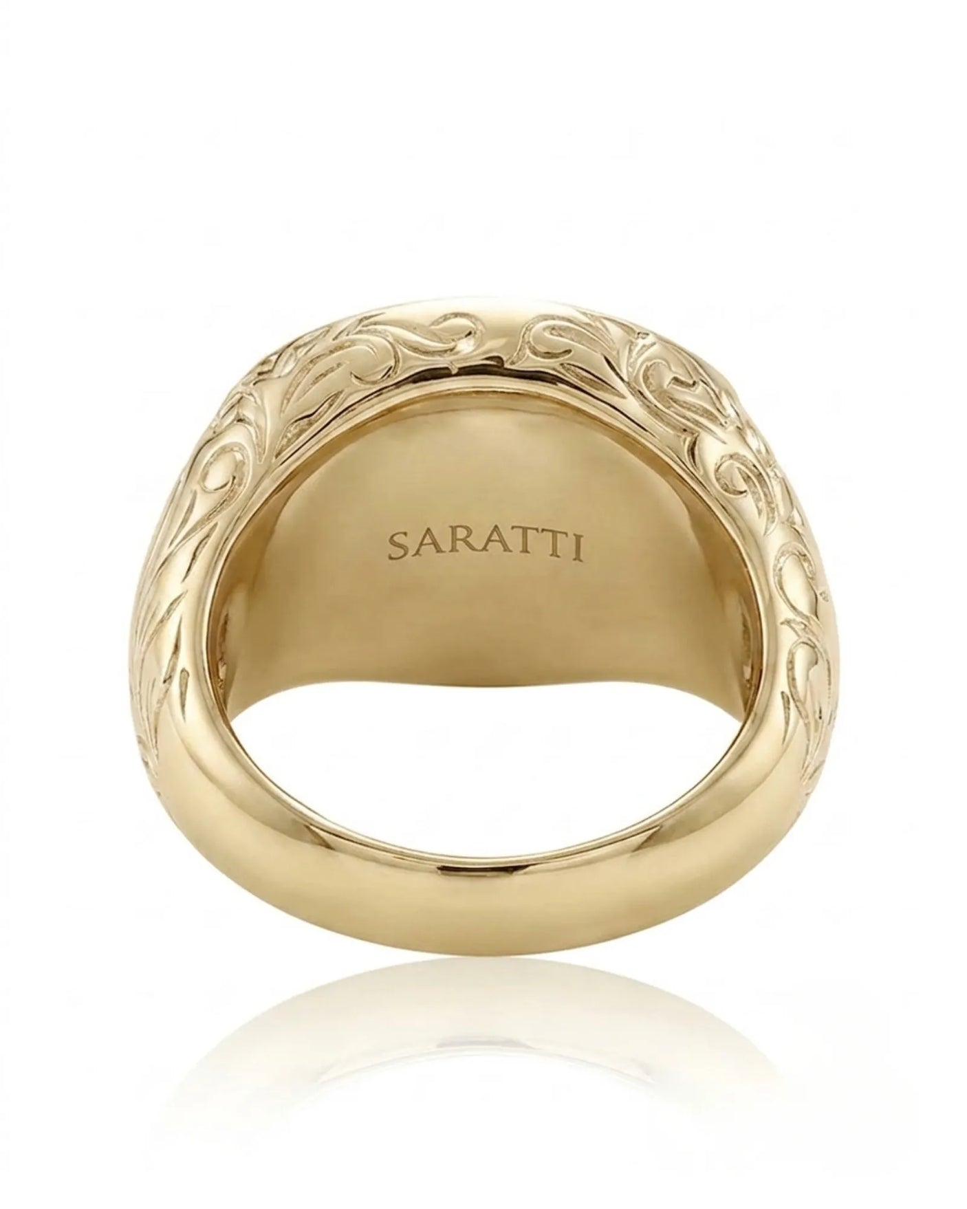 Regent Halo Men’s Diamond Signet Ring