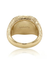 Regent Halo Men’s Diamond Signet Ring