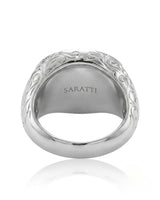 Regent Halo Men’s Diamond Signet Ring
