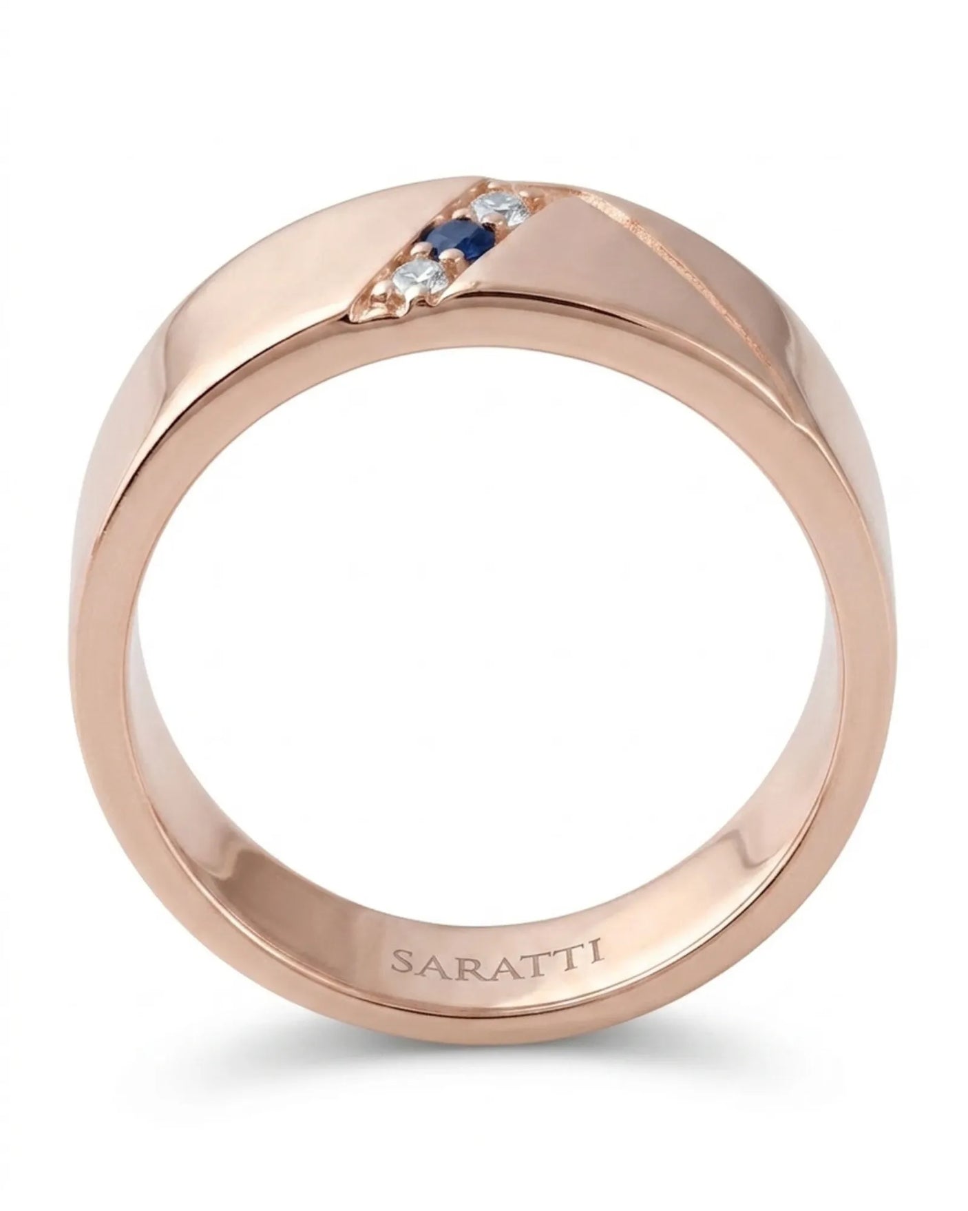 Azure Axis Diamond Ring
