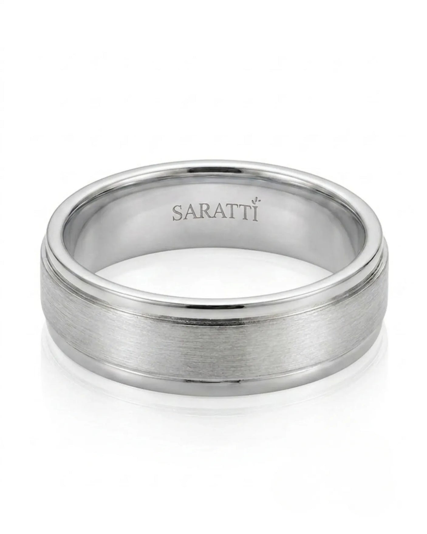 Orion Satin Duo Wedding Band