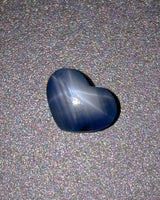 Unheated Star Sapphire with six-rayed asterism under point light | SARATTI