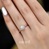 Classic Diamond Engagement Ring | Saratti Jewelry