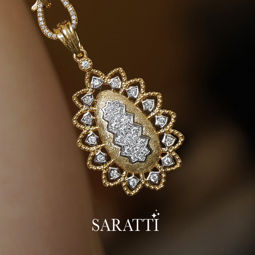 Unique Antique Gold Jewelry in 18K Yellow Gold - SARATTi