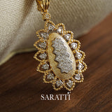 Unique Heirloom Gold Design Pendant - SARATTI
