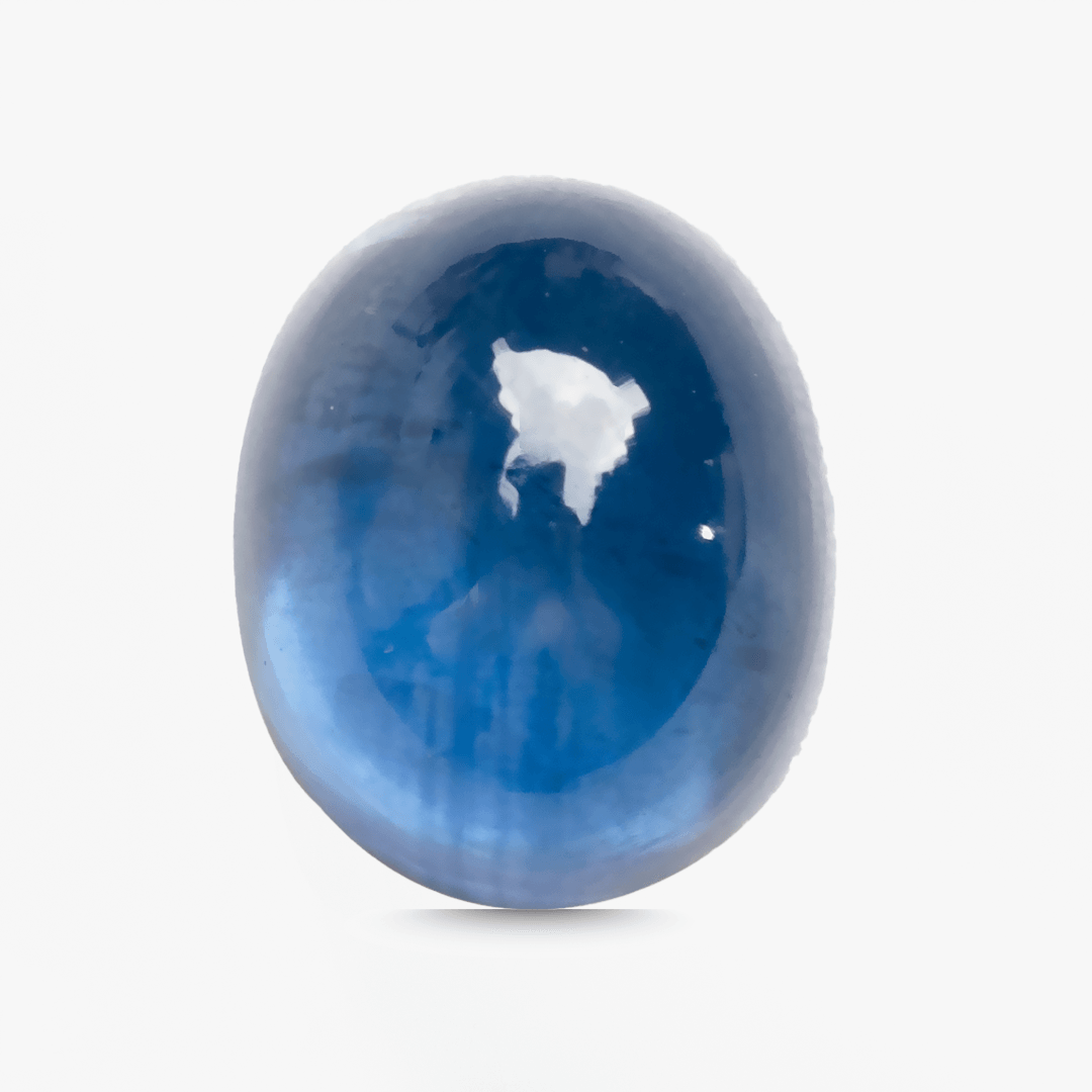 1.33ct Natural Blue Sapphire Cabochon Oval 6x5mm