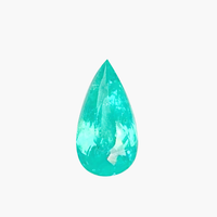 2.01ct Neon Bluish-Green Paraiba-Type Tourmaline (Pear Cut)