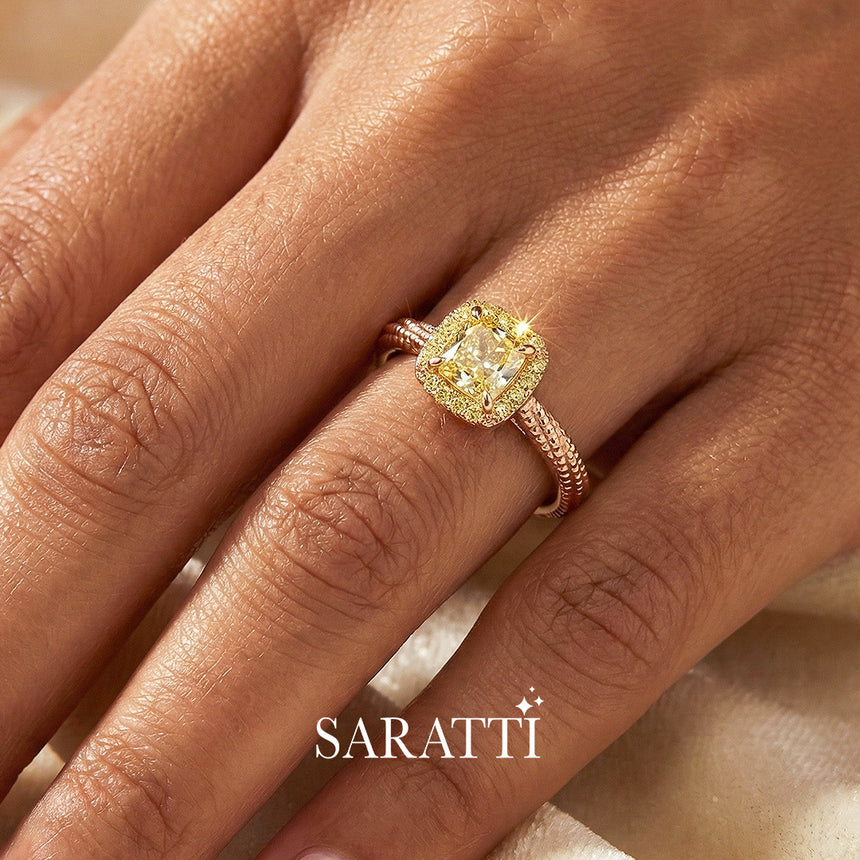 18K Rose Gold on a model | SARATTI