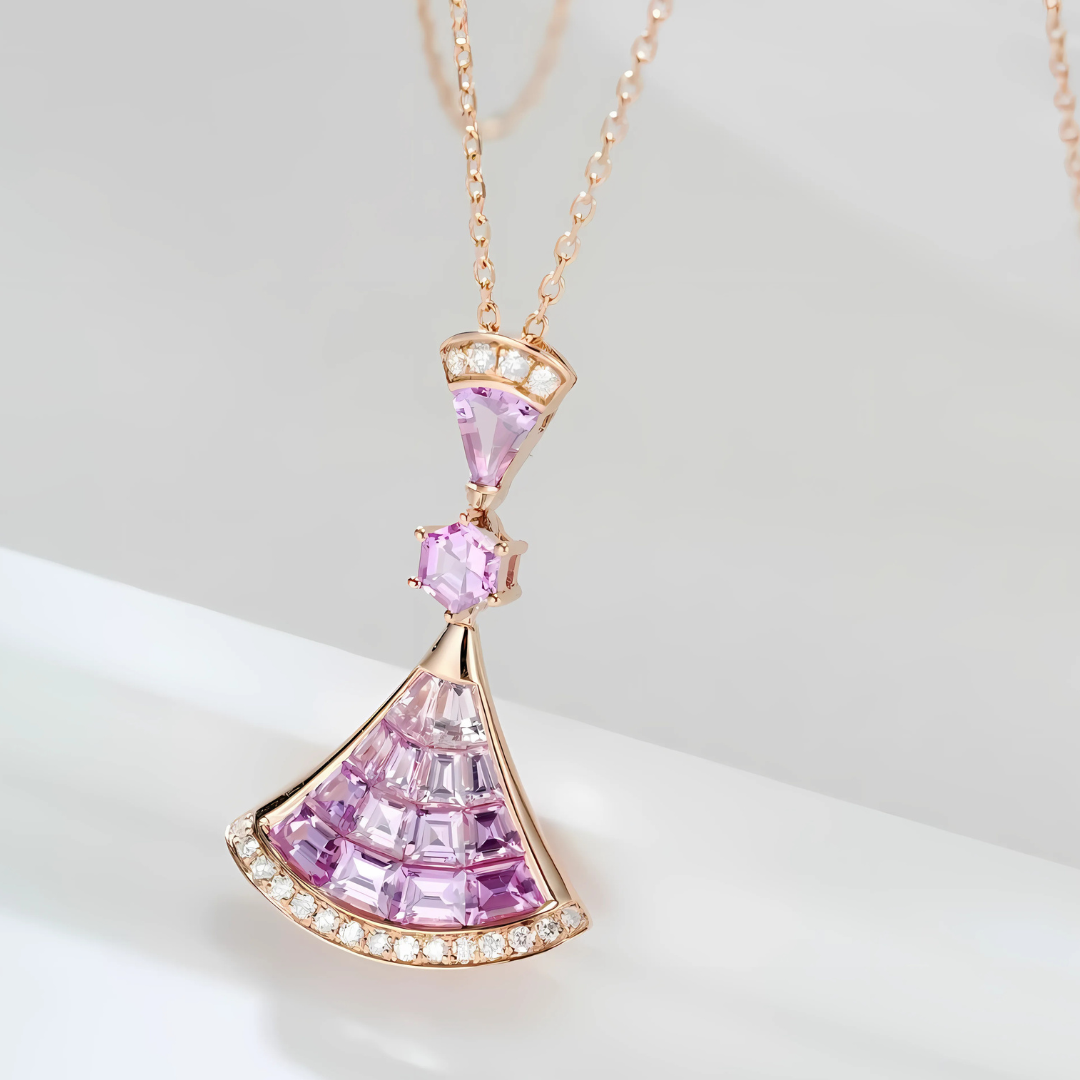 Grand Metamorphia Pink Sapphire Necklace