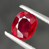 Genuie Natural Ruby with Vivid Red Color | Saratti Jewelry | Saratti