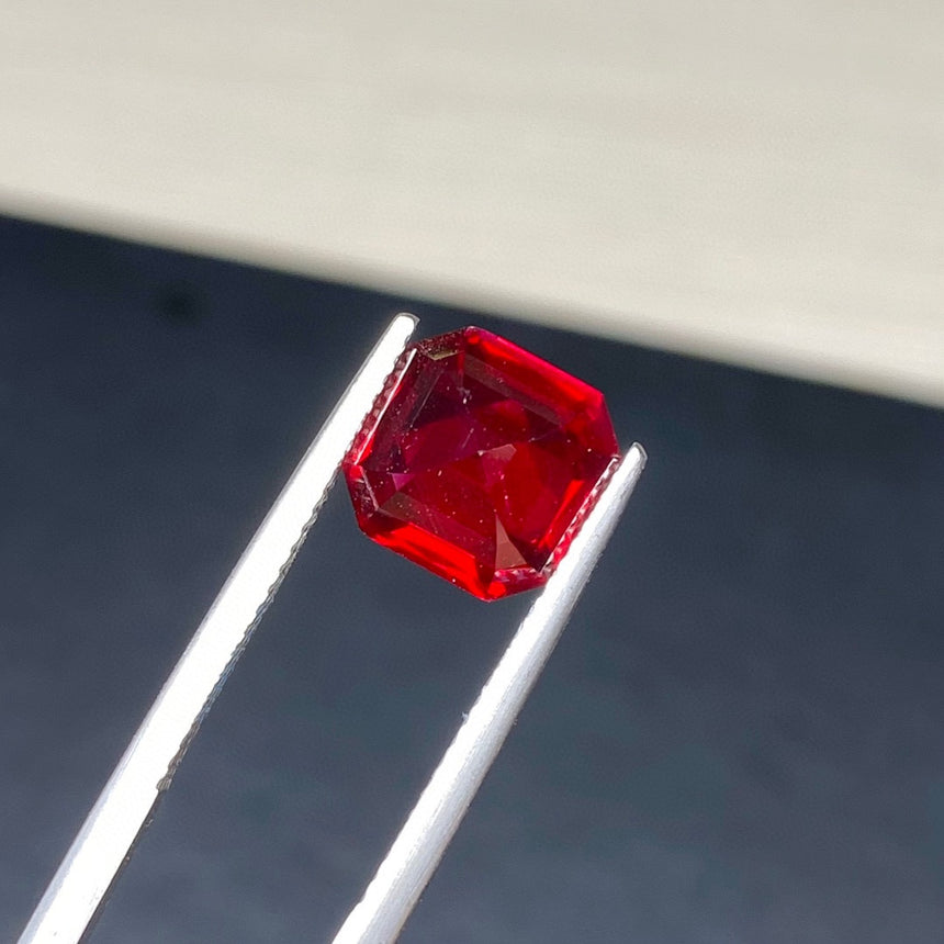 5.01-carat Octagonal Cut Natural Ruby | Unheated | GRS Certified
