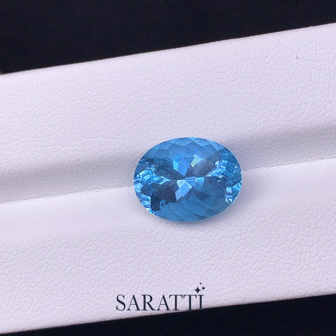 Vivid Blue Santa Maria Aquamarine 4.97 Carat | SARATTI  
