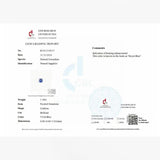 Vivid Blue Sapphire Cushion Gemstone | SARATTI
