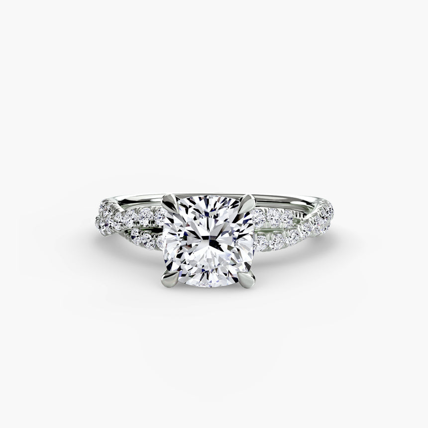 The Infinitié Twisted Pavé Setting