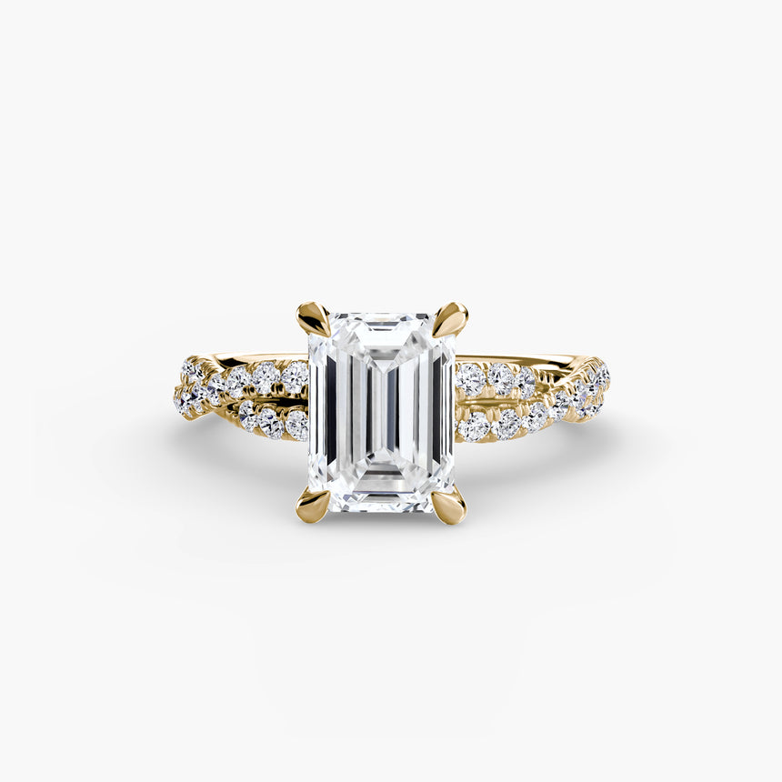 The Infinitié Twisted Pavé Setting