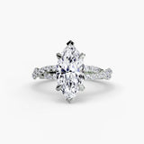 The Infinitié Twisted Pavé Setting