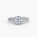 Cluster engagement ring setting | SARATTI