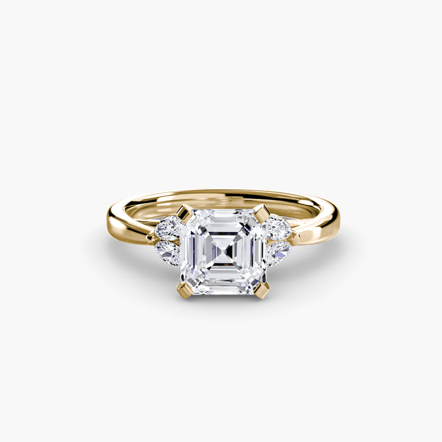The Aurelia Four-Stone Shoulder Setting