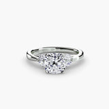 The Aurelia Four-Stone Shoulder Setting