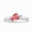 White Gold Sakura Trilogy Tourmaline and Diamond Ring | Saratti Fine Jewelry