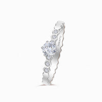 【 Venti 】Anima Gemella II  Natural Diamond Engagement Ring
