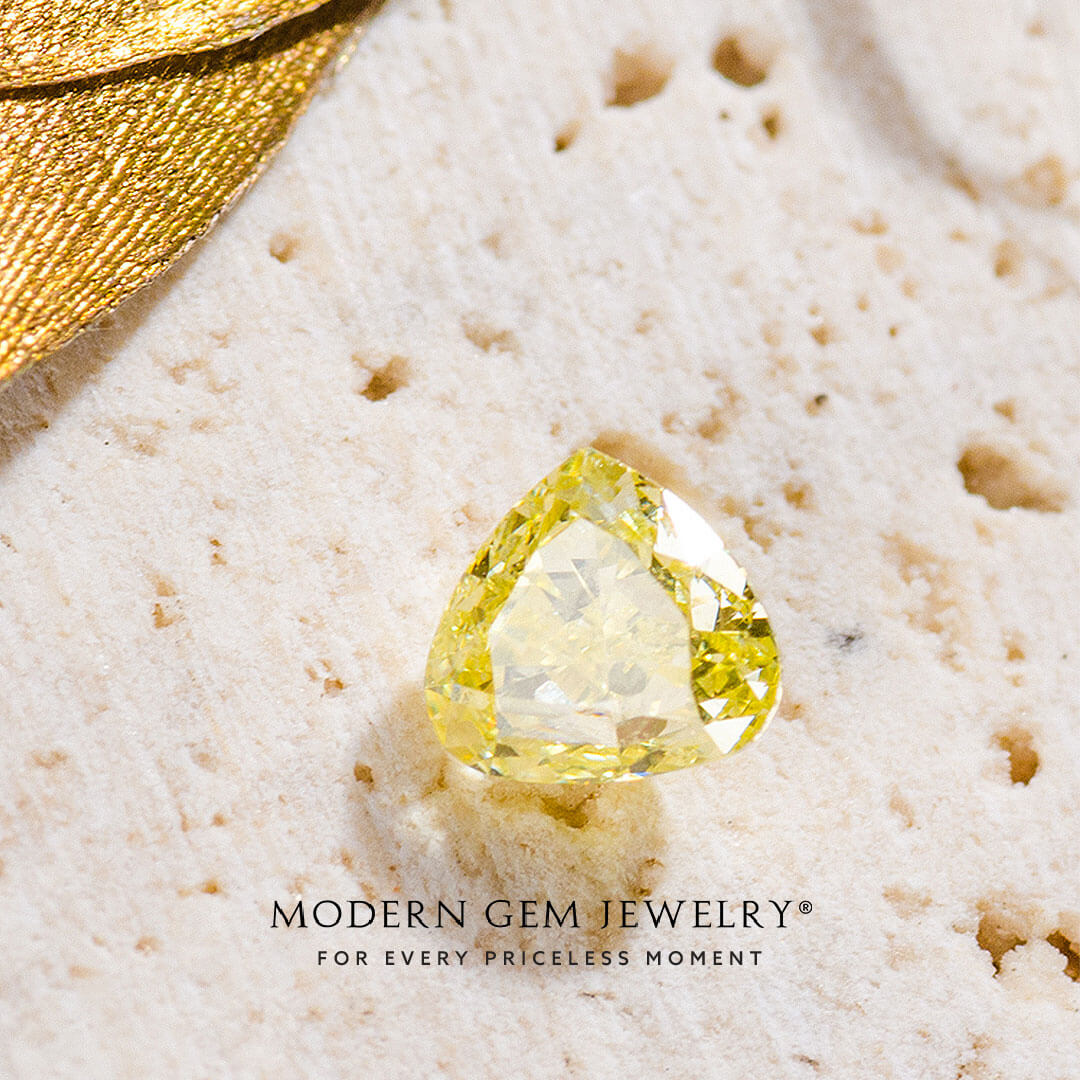0.235 Carat Pear Shaped Fancy Yellow Natural Diamond Gemstone