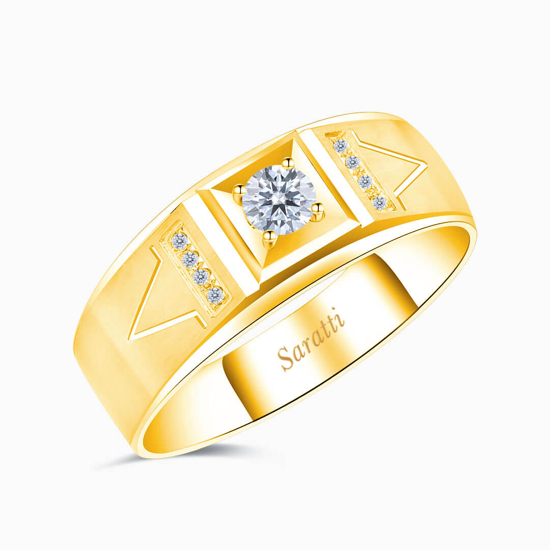 Adamantine Courage Diamond Ring for Men