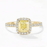 Yellow Diamond in 18K Yellow Gold Ring - SARATTI Delux Collection