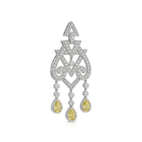 【Ships Fast】18K Gold Diamond Tassel Pendant Necklace