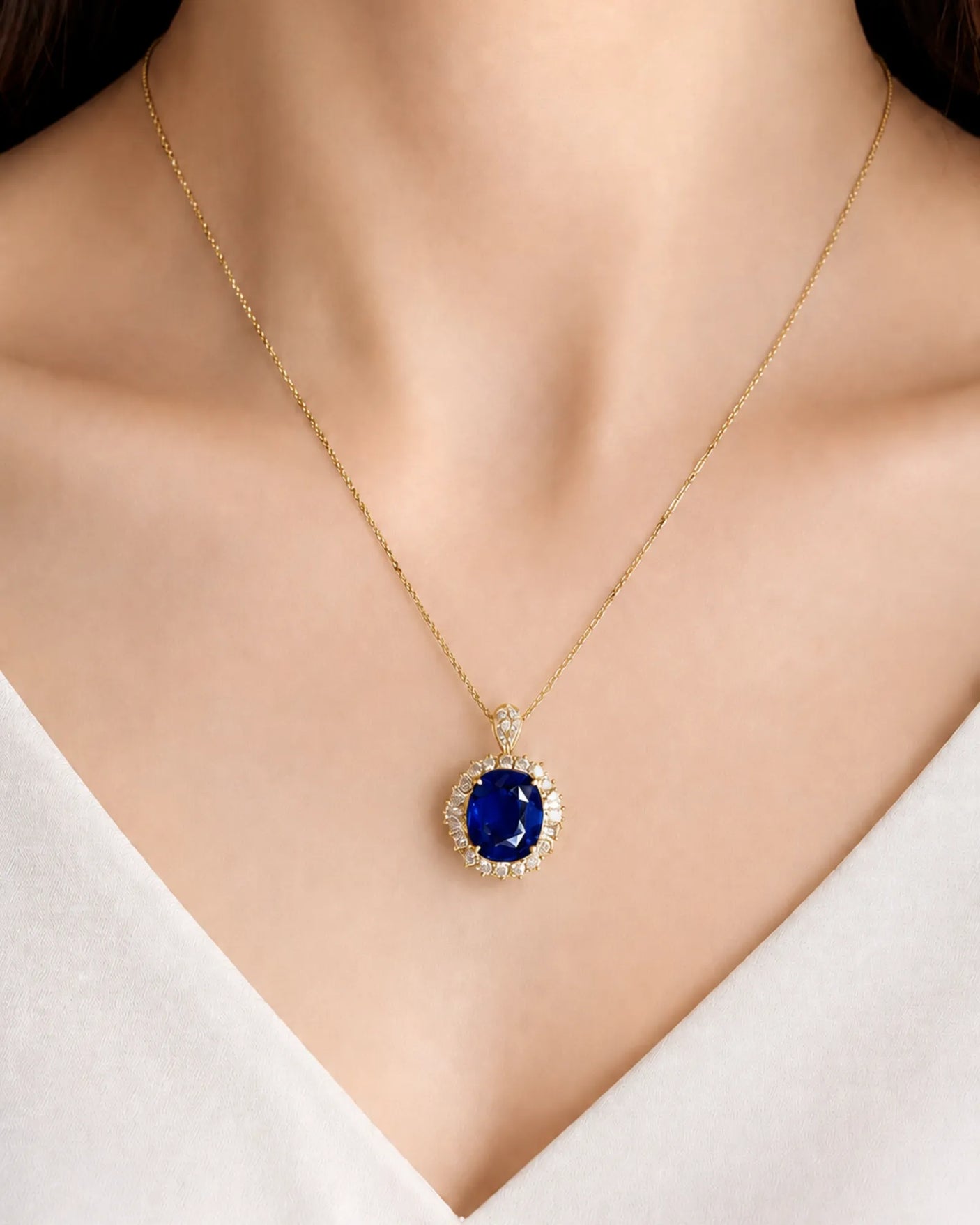 Yellow gold sapphire engagement ring offering bold color and a meaningful alternative to traditional designs - SARATTI