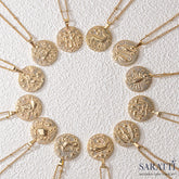 Zodiac Necklace in 18K Gold | Sarartti 