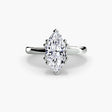 ASTRA – Marquise Cut Six-Prong Solitaire Ring Setting in White Gold | SARATTI